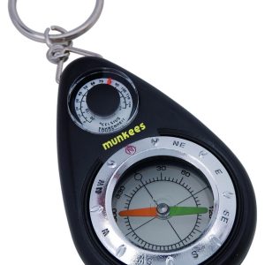 Sleutelhanger met kompas + thermometer